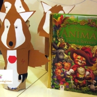 Paper bag puppets - The Wolf And The Seven Little Kids by The Brothers Grimm